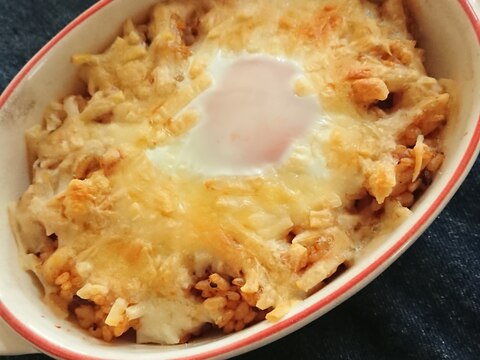 ランチにピッタリ！パスタソースでかんたんドリア